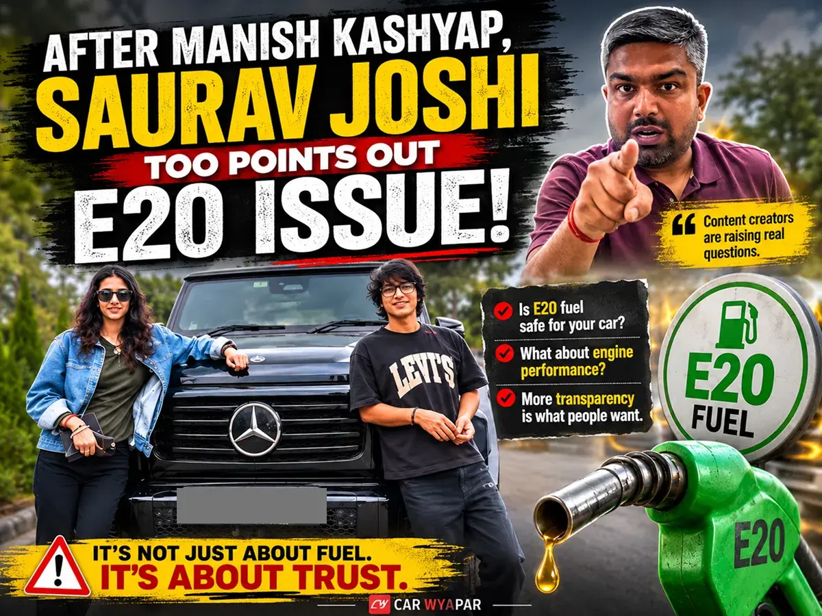 After Manish Kashyap, Sourav Joshi Raises E20 Fuel Mileage Concerns in Mercedes GLC 300